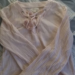 ♧Distressed Pink Sweater♧